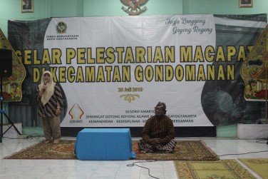 Gelar Mocopat di Pendopo Kecamatan Gondomanan oleh Dinas Kebudayaan Kota Yogyakarta