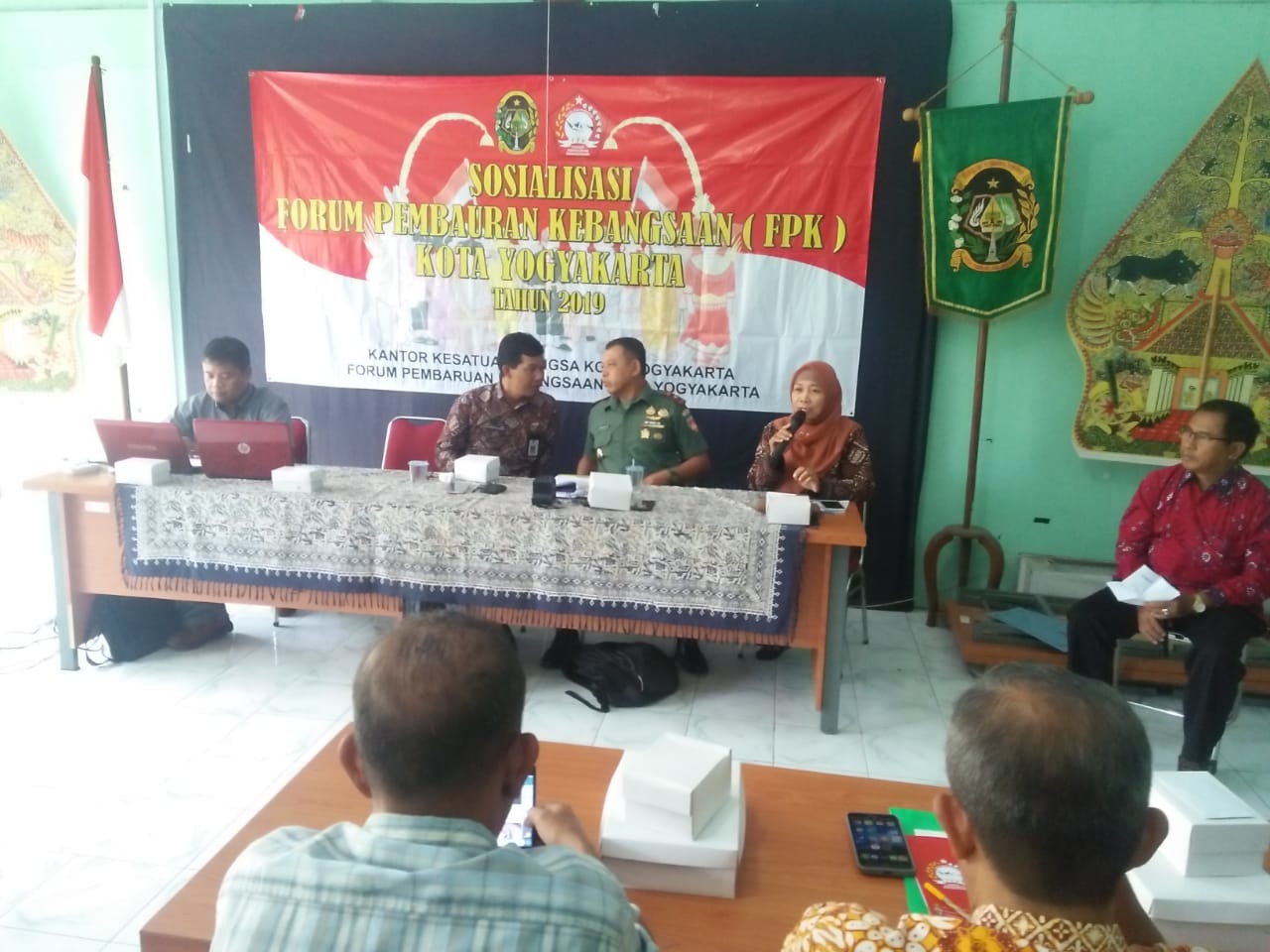 Sosialisasi Forum Pembauran Kebangsaan ( FPK ) di Pendopo Kecamatan Gondomanan Tahun  2019