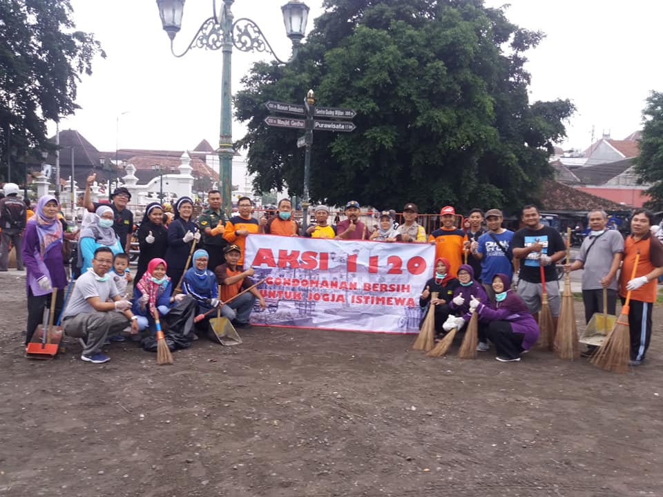 AKSI 1120 GONDOMANAN BERSIH UNTUK JOGJA ISTIMEWA