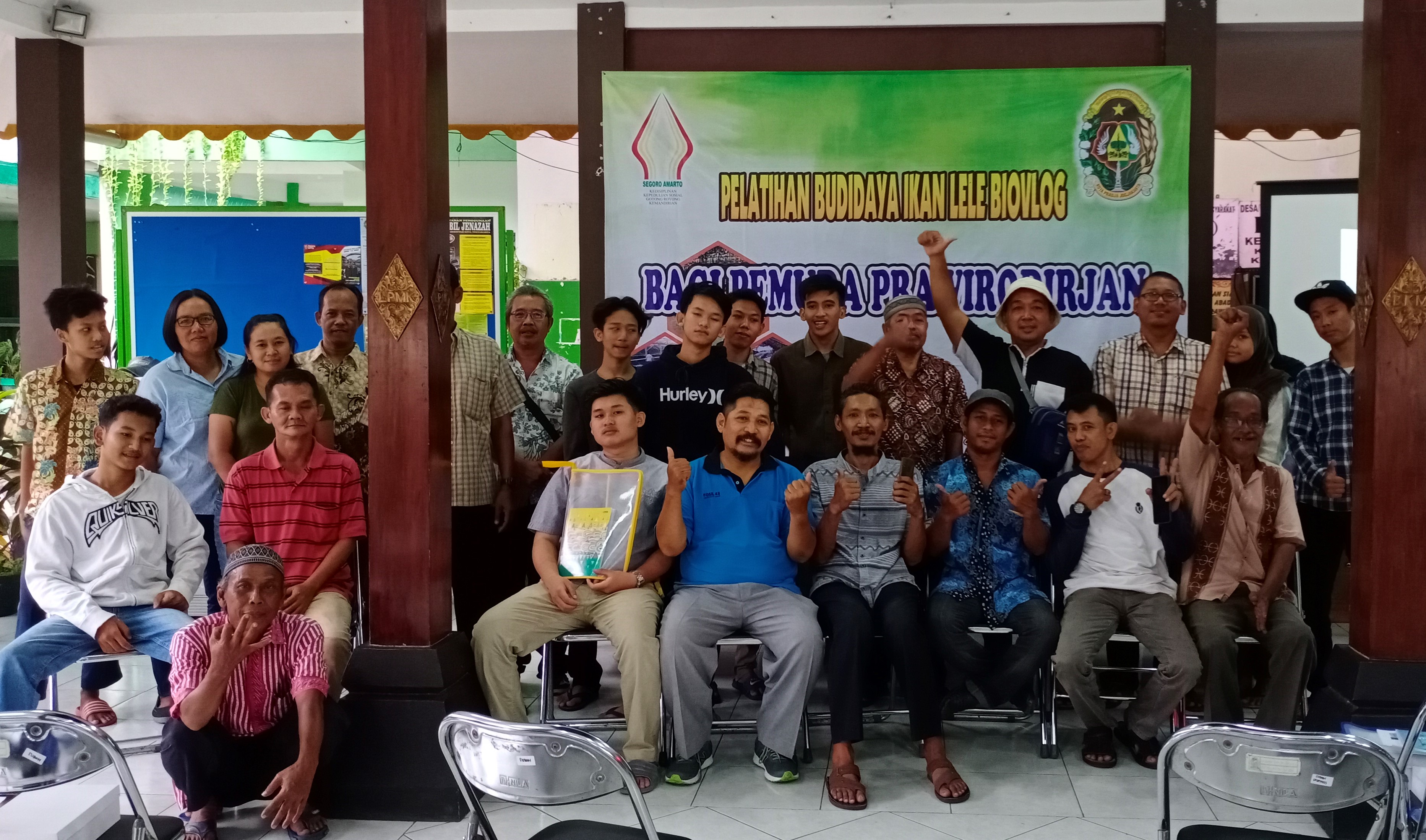 Pelatihan Budi Daya Lele Biovlog Bagi Pemuda Kelurahan Prawirodirjan