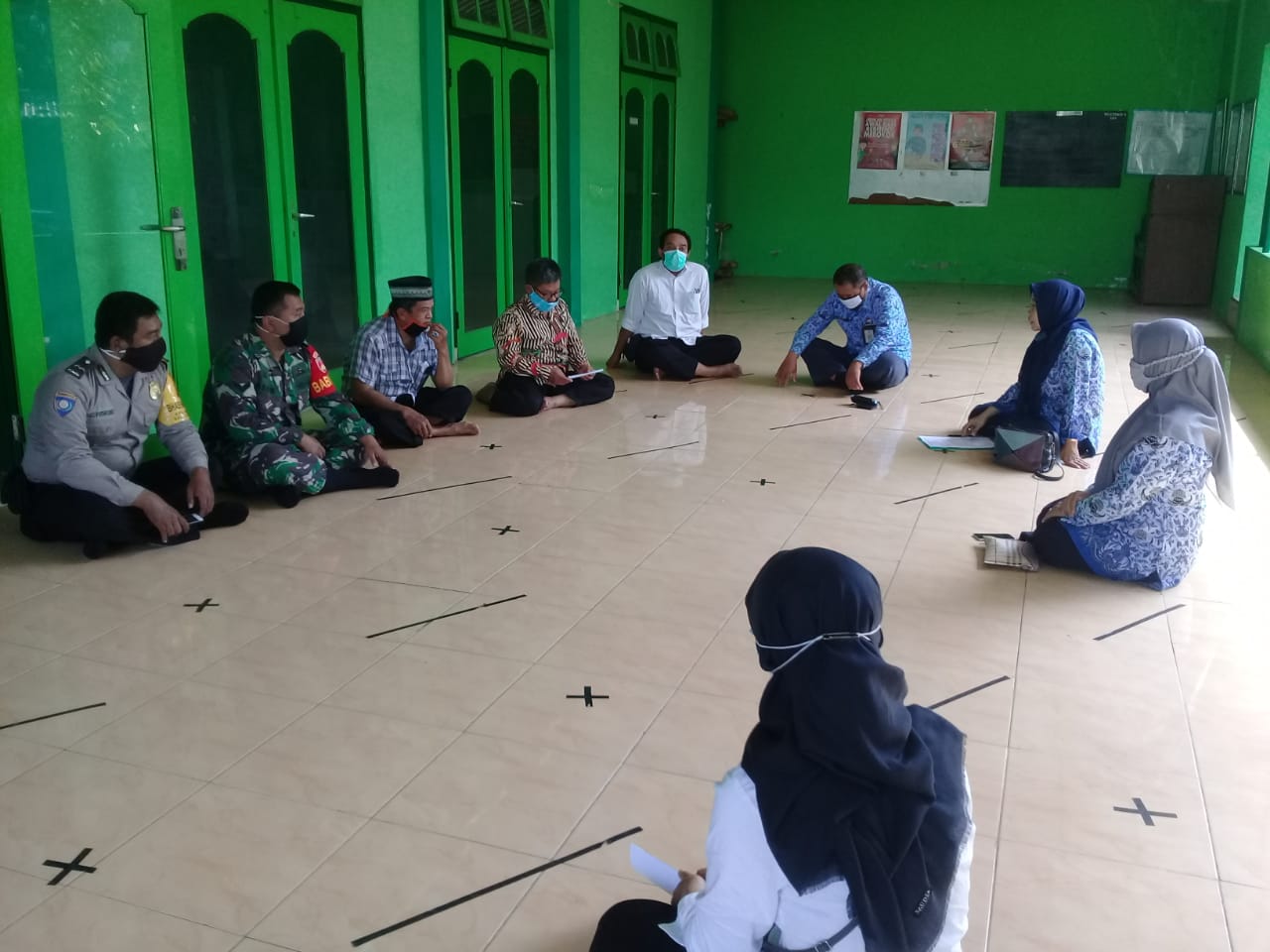 Verifikasi Lapangan Protokol Kesehatan di Masjid Nurusy Syubban