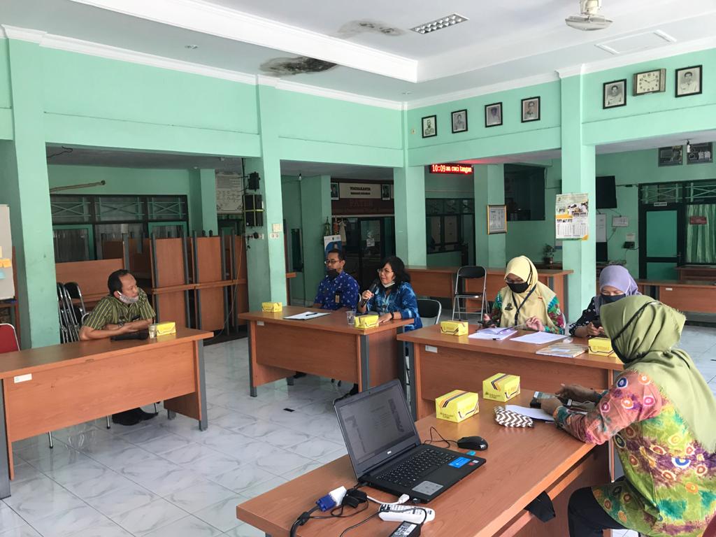 Monitoring Perpustakaan oleh Dinas Arpusda Kota Yogyakarta