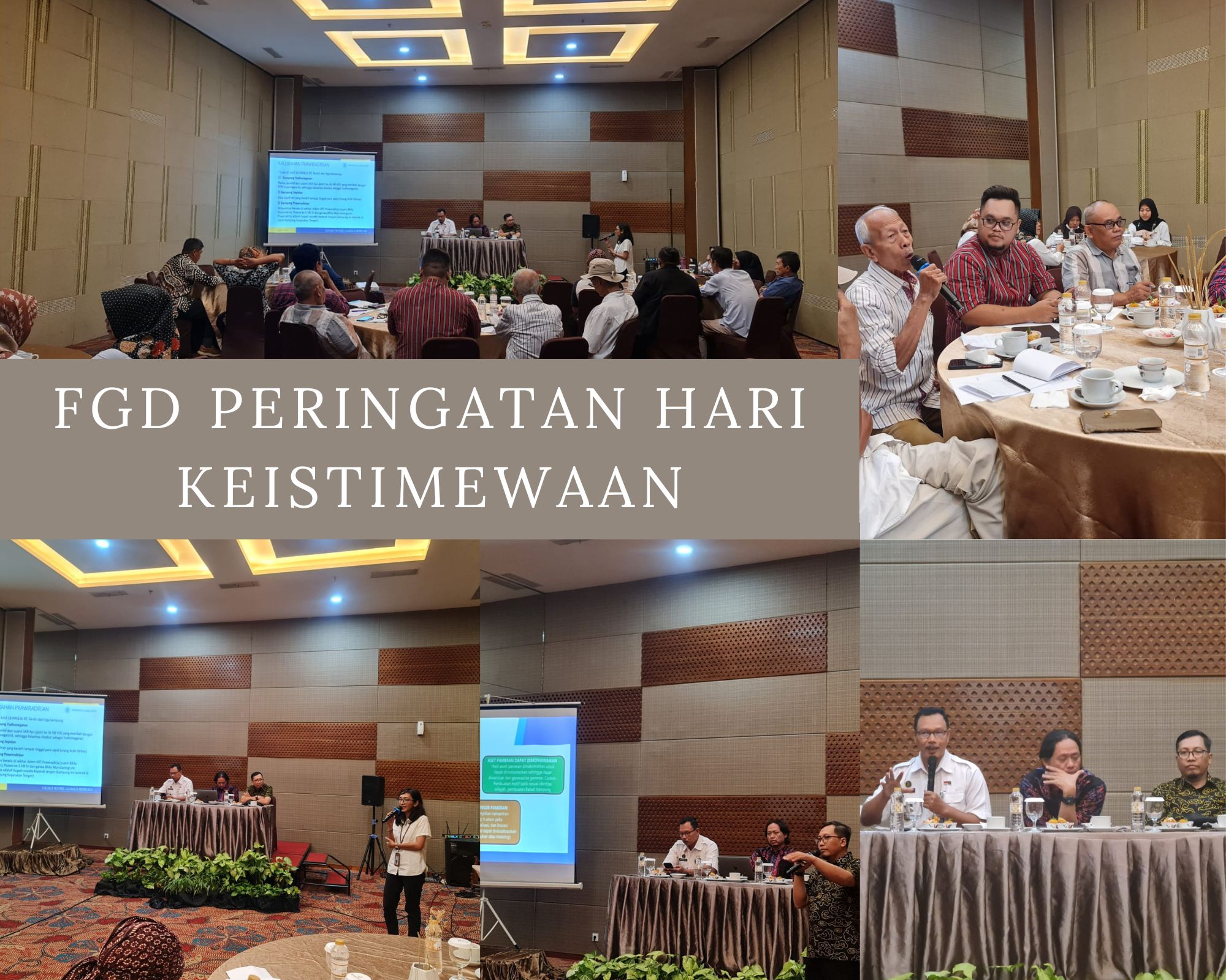 Focused Grup Discussion (FGD) Hari Keistimewaan Yogyakarta