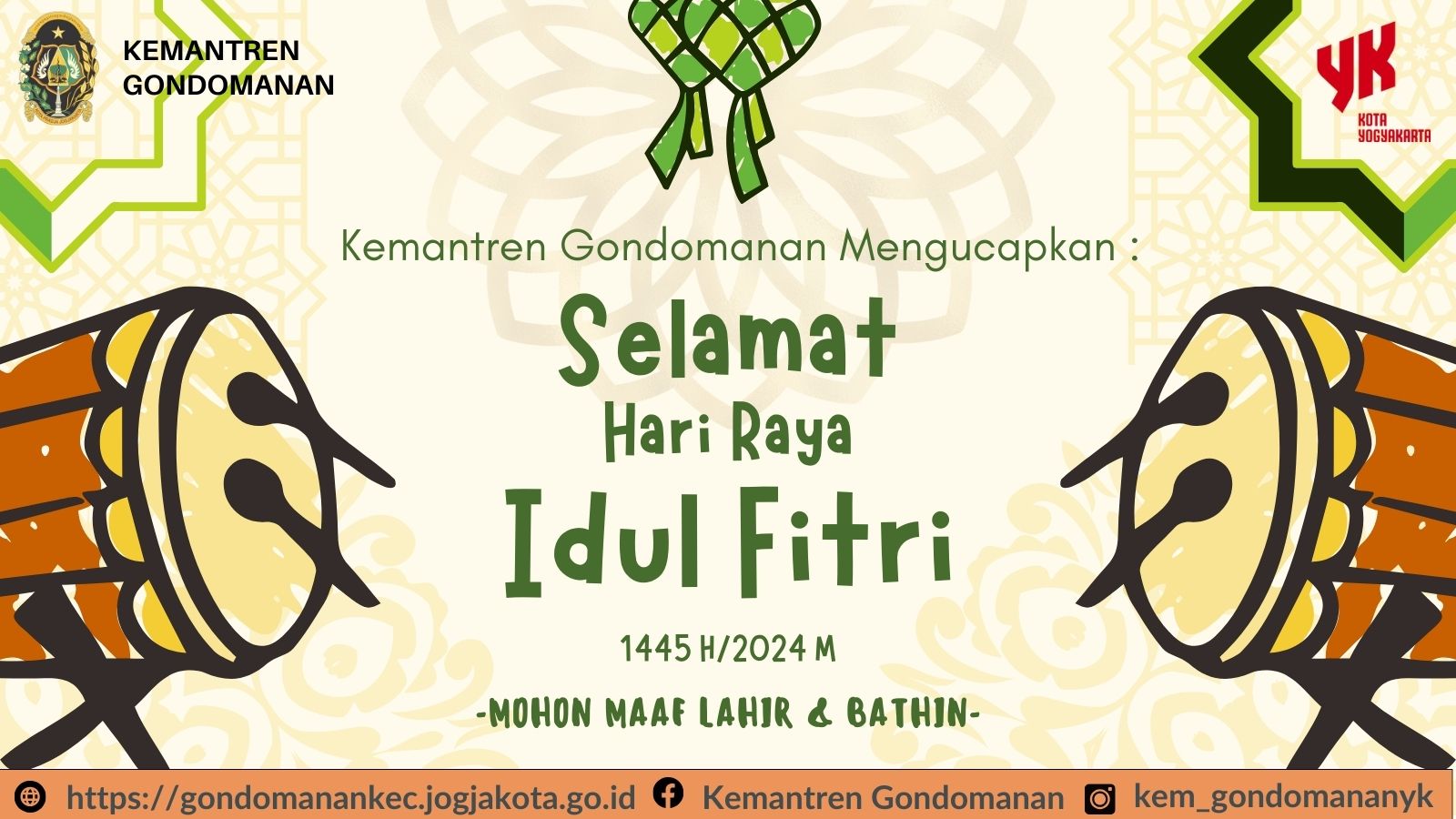 Selamat Idul Fitri 1445H/ 2024 M
