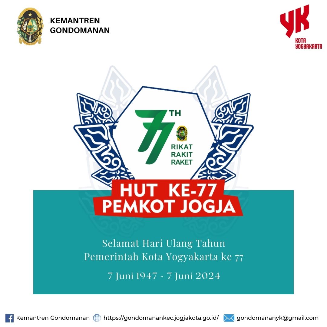 Hari Ulang Tahun Pemerintah Kota Yogyakarta ke 77