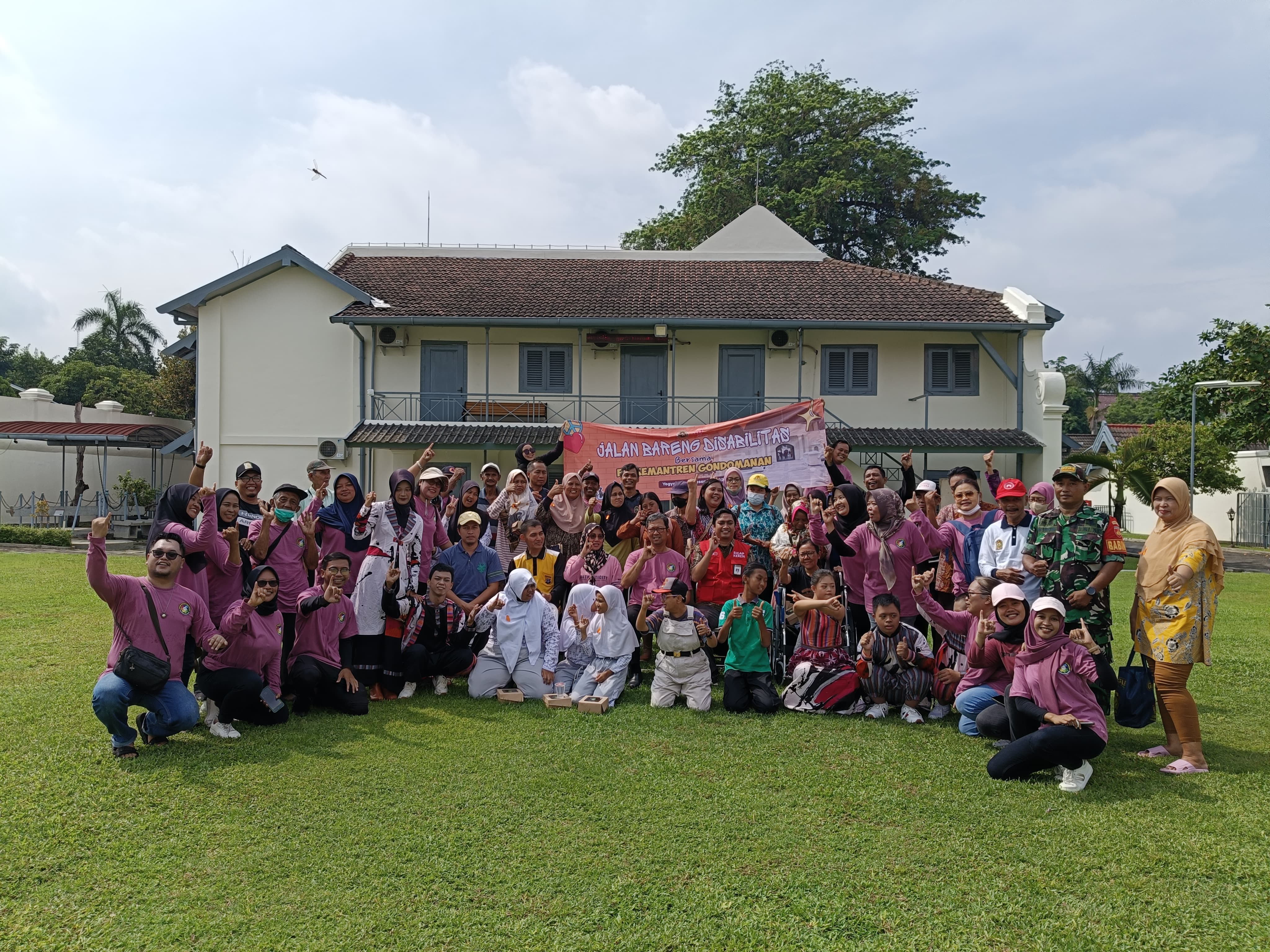 Benteng Vredeburg Berikan Ruang Ekspresi Sahabat Disabilitas bersama FKI Kemantren Gondomanan