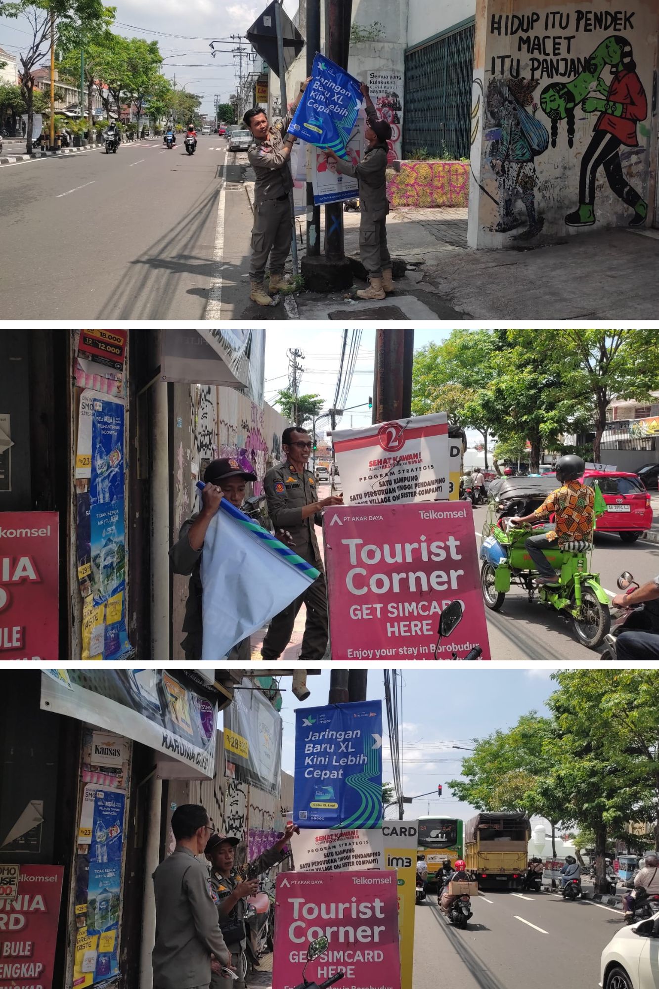 BKO Kemantren Gondomanan Tertib dan Indahkan Kota Yogyakarta